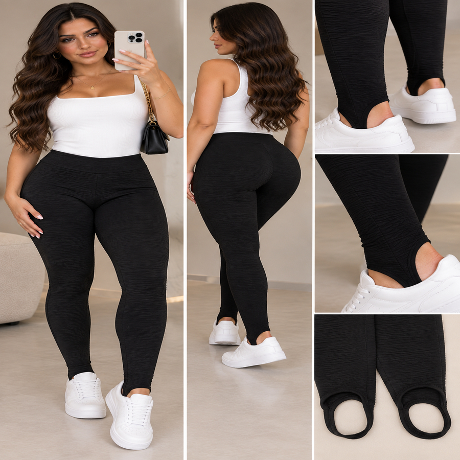 CALÇA FEMININA SKINNY CINTURA ALTA COM PEZINHO – TECIDO ANARRUGA