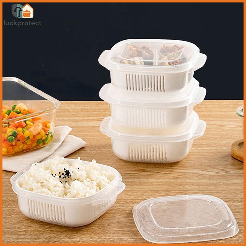LPHG Caixa De Armazenamento De Alimentos Arroz Recipiente De Preservação De Frutas Forno De Microondas Aquecimento Gelad