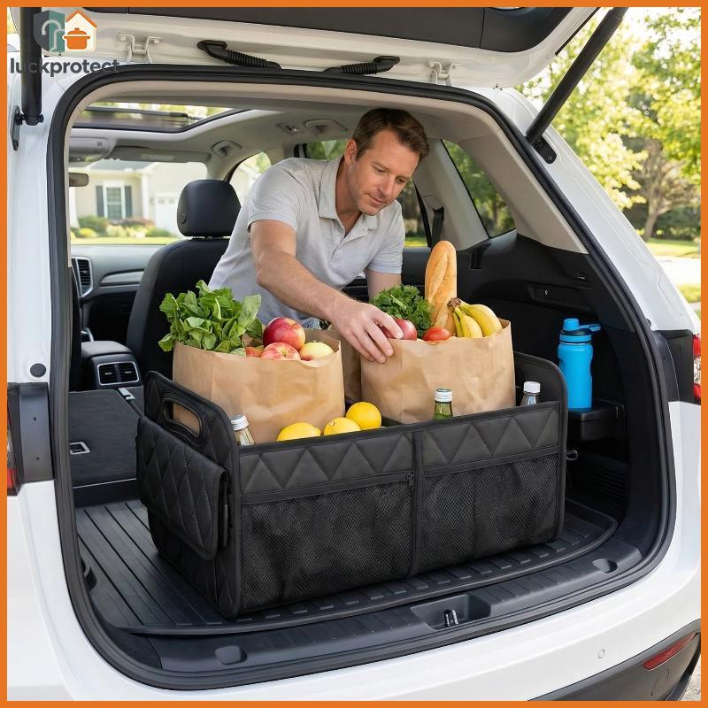 Organizador De Armazenamento De Porta-Malas LPHG SUV Com Multifuncional De 6 Poetas Para Viagens De Férias E Corridas De