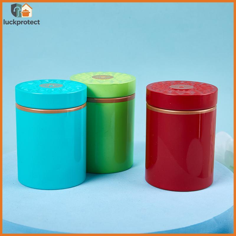 LPHG 1pc Mini Caixa De Armazenamento De Chá De Metal Folha De Flandres Lata Pequena Viagem Recipiente Portátil Jar Açúca