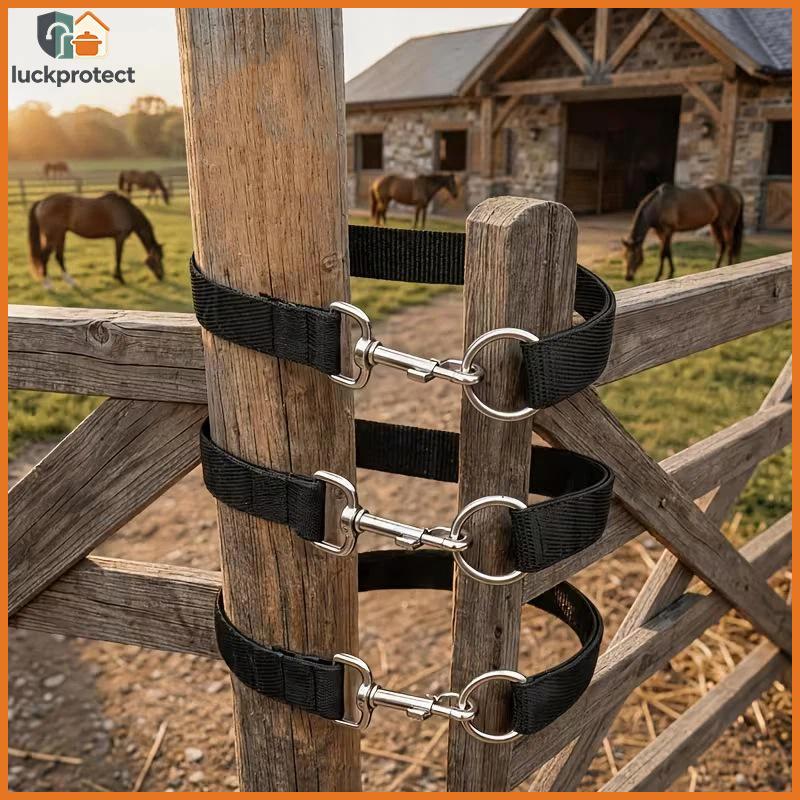 LPHG Cerca Portão Cinta Trava Resistente Náilon Webbing Único Laço Para Cercas De Pasto Fazenda De Cavalos Fácil De Inst