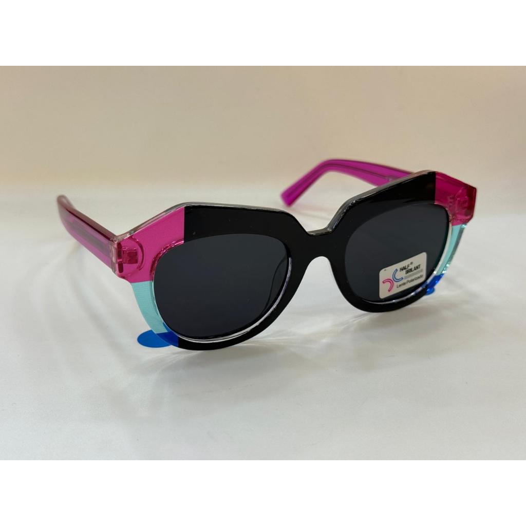 Óculos de Sol Polarizado Multicolorido com Alta Qualidade e Textura Excelente - Proteção UV400 Moda Moderna