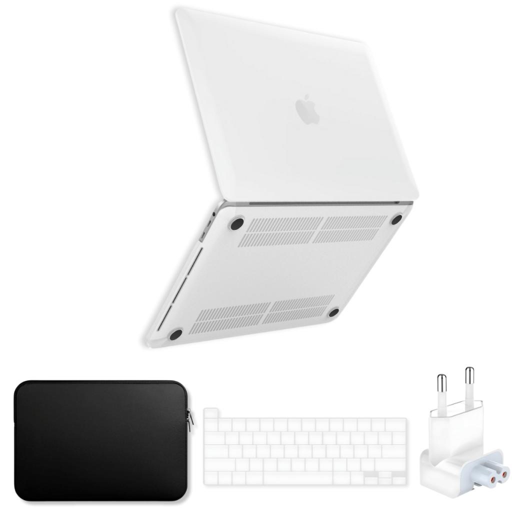 Capa Para MacBook Pro 13 Touch Bar M1 M2 - Kit + Neoprene+ Película Teclado Transparente+ Plug