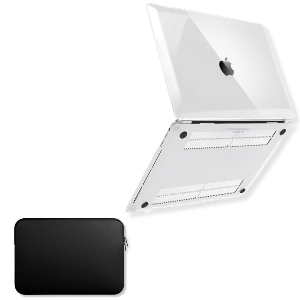 Kit Capa Case + Neoprene MacBook Pro 13 Pol Touch Bar A2251 / A2159 / A2289 / A2338 M1 M2