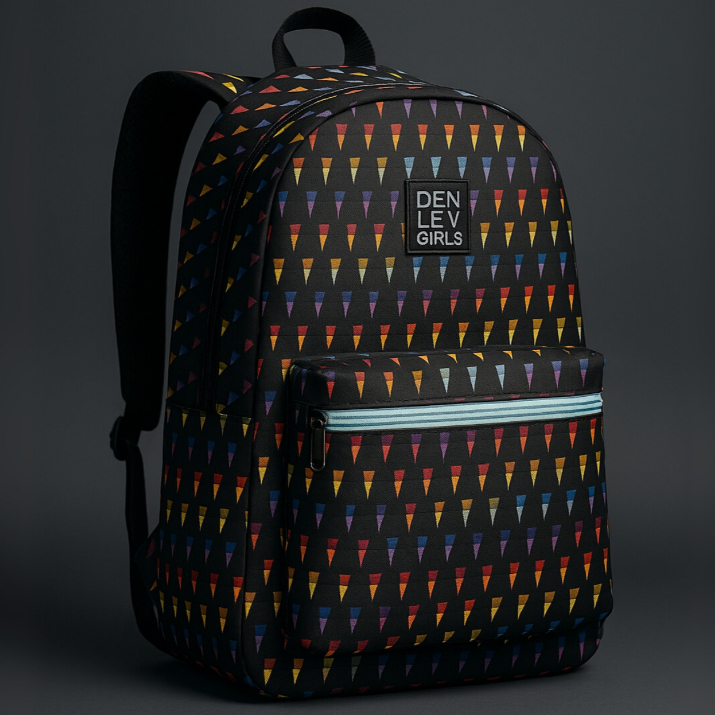 Mochila de Costas Menina Girl Teen Color Denlex DL1584 Academia Escola Viagem