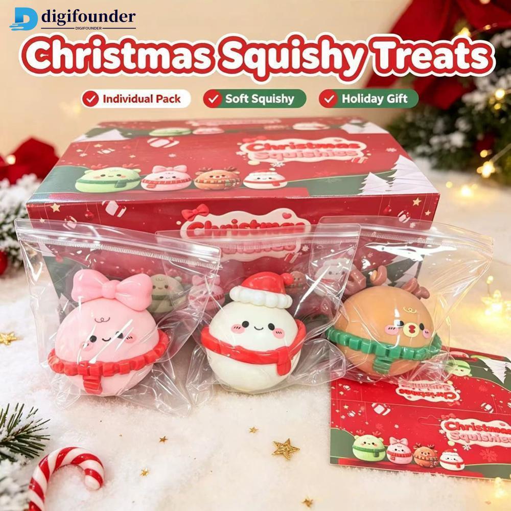DIGIFOUNDER Natal Daifuku Brinquedo Mole De Cultivo Lento Cheio De Farinha Para Alívio Do Estresse De Apertar Macio Mold