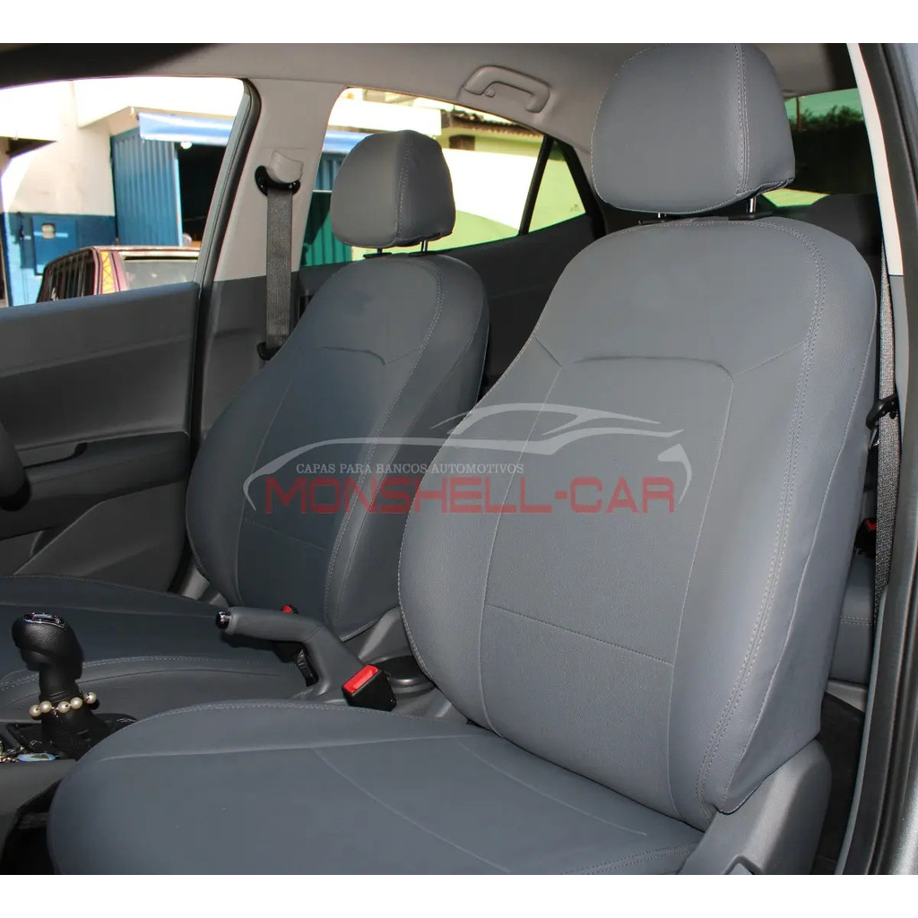 Revestimentos De Bancos Automotivos Carro Couro P/ Hb20 Vis