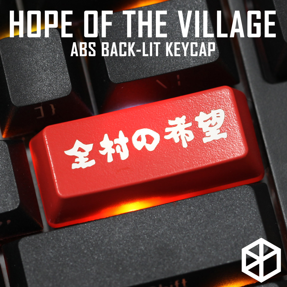 Teclado mecânico ABS exclusivo translúcido Keycap de volta à entrada do carro retiro backspace vermelho preto toda a vil