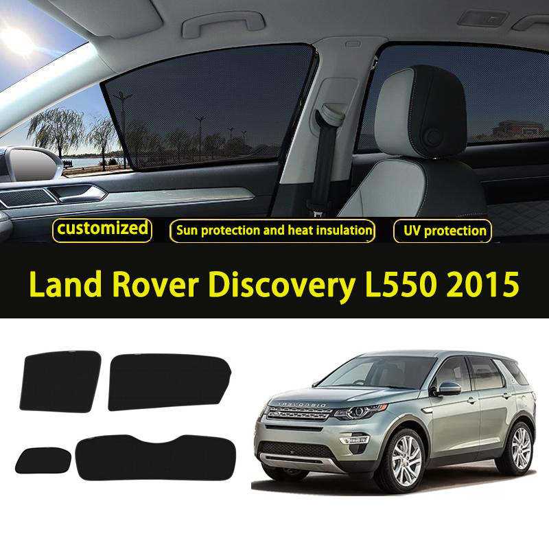 Cortina De Carro Pára-Sol Para Land Rover Discovery L550 2015 Janela Protetor Solar Brisa Dianteiro Lateral Traseira Vis