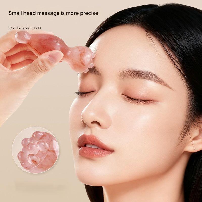 Bastão De Massagem Facial De Resina , Mini Rolo Massageador De Olhos , E Ocular Suave Para Alívio De Ponto De Acupuntura