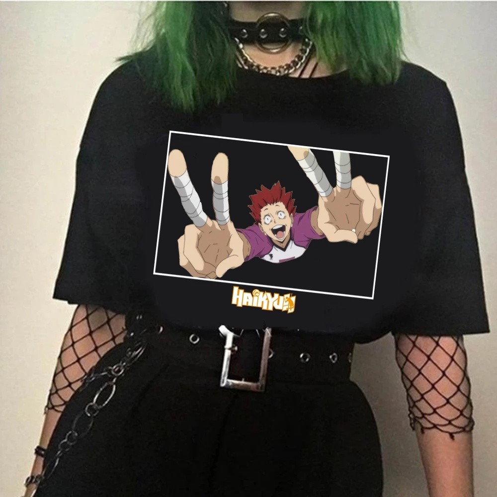 Camiseta Basica Camisa Algodao  Satori Tendō Baki Nani Paz Amor Shiratorizawa Haikyuu Unissex-MAYC. ref007 Ds