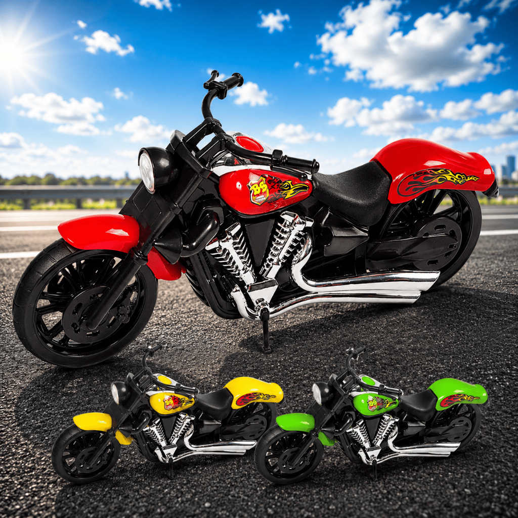 Moto Brinquedo Harley Esportiva Chopper American Classic Promoçao Presente