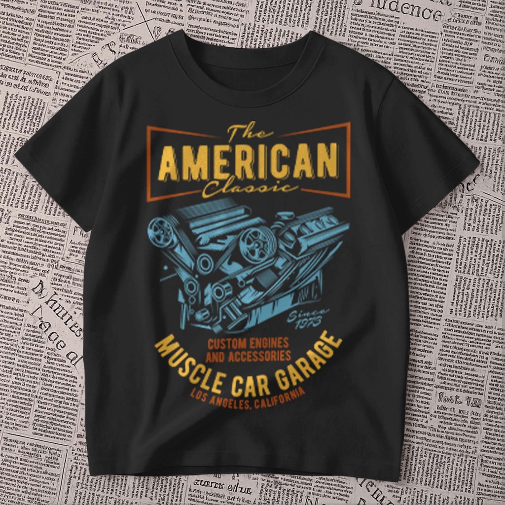 Camiseta estampada - the american classic | garage carro peça | blusa unissex premium 100% algodão