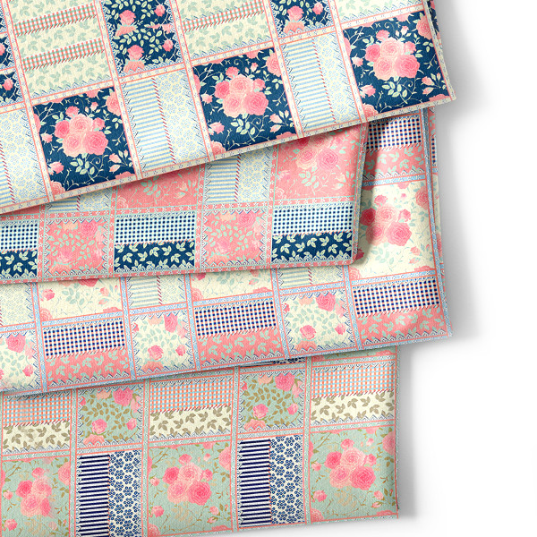 Tecido Tricoline Digital Floral Estilo Retalhos Artesanato Patchwork Pano Costura Personalizado DIY