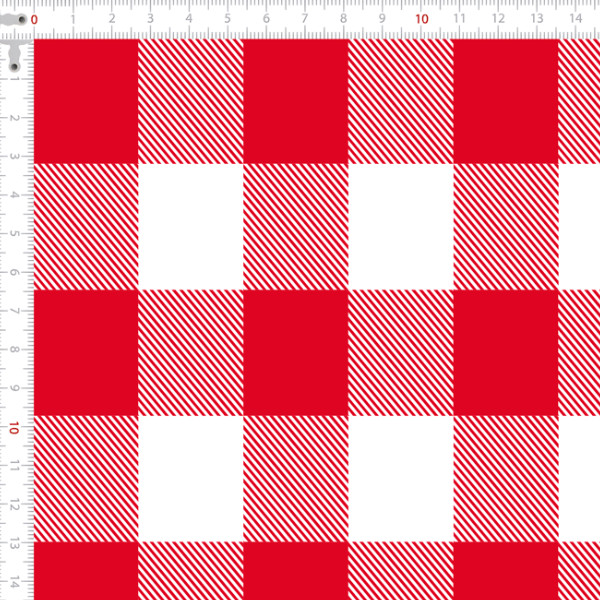 Tecido Tricoline Estampado Xadrez Vermelho Arraiá Corte Estilo Quadrilha Estampa Patchwork Pano DIY