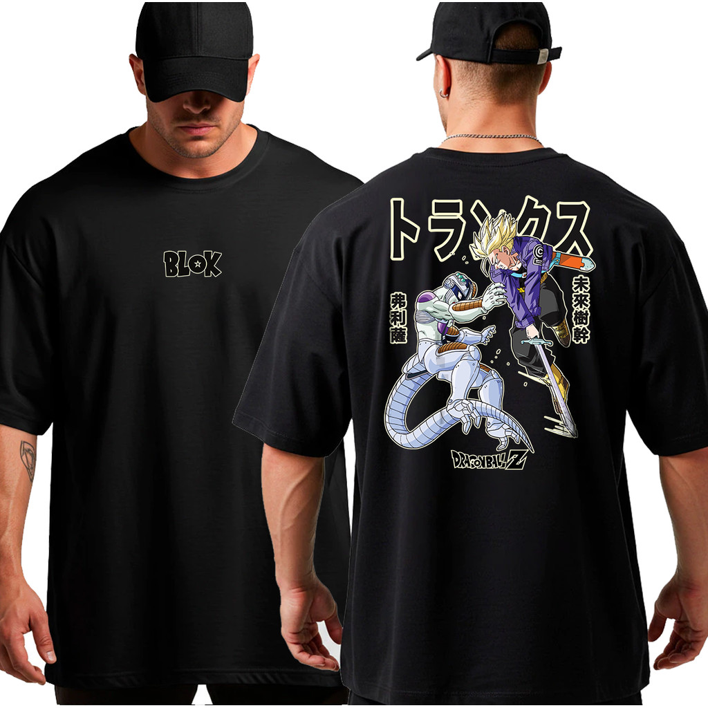 Camiseta Camisa Oversized Academia Trunks Freeza Musculação Streetwear Bodybuilder Maromba Algodão