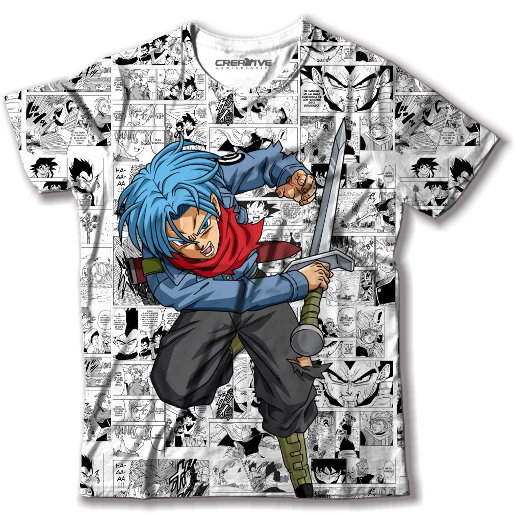 Camiseta Camisa Trunks Anime Dragon Ball Super