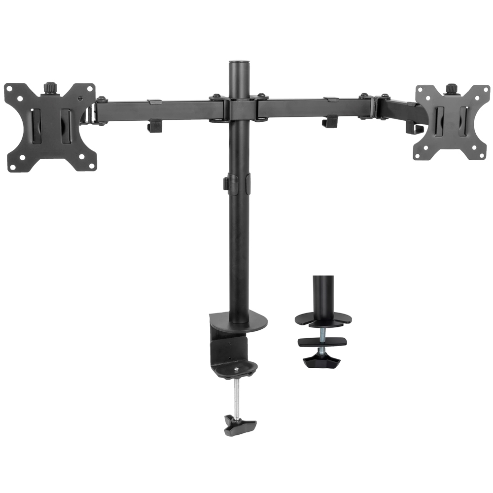 Suporte Articulado para 2 Monitores 15 a 32 Polegada com Base Morsa T1224C