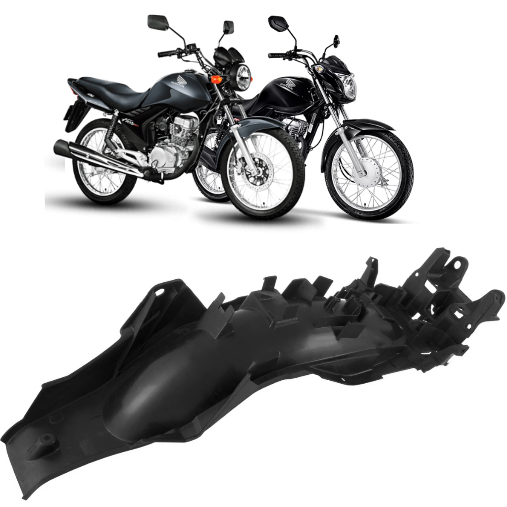 Para lama Traseiro (B) CG125 150 160 Fan Start Cargo 160 2016 A 2024 Barro Interno