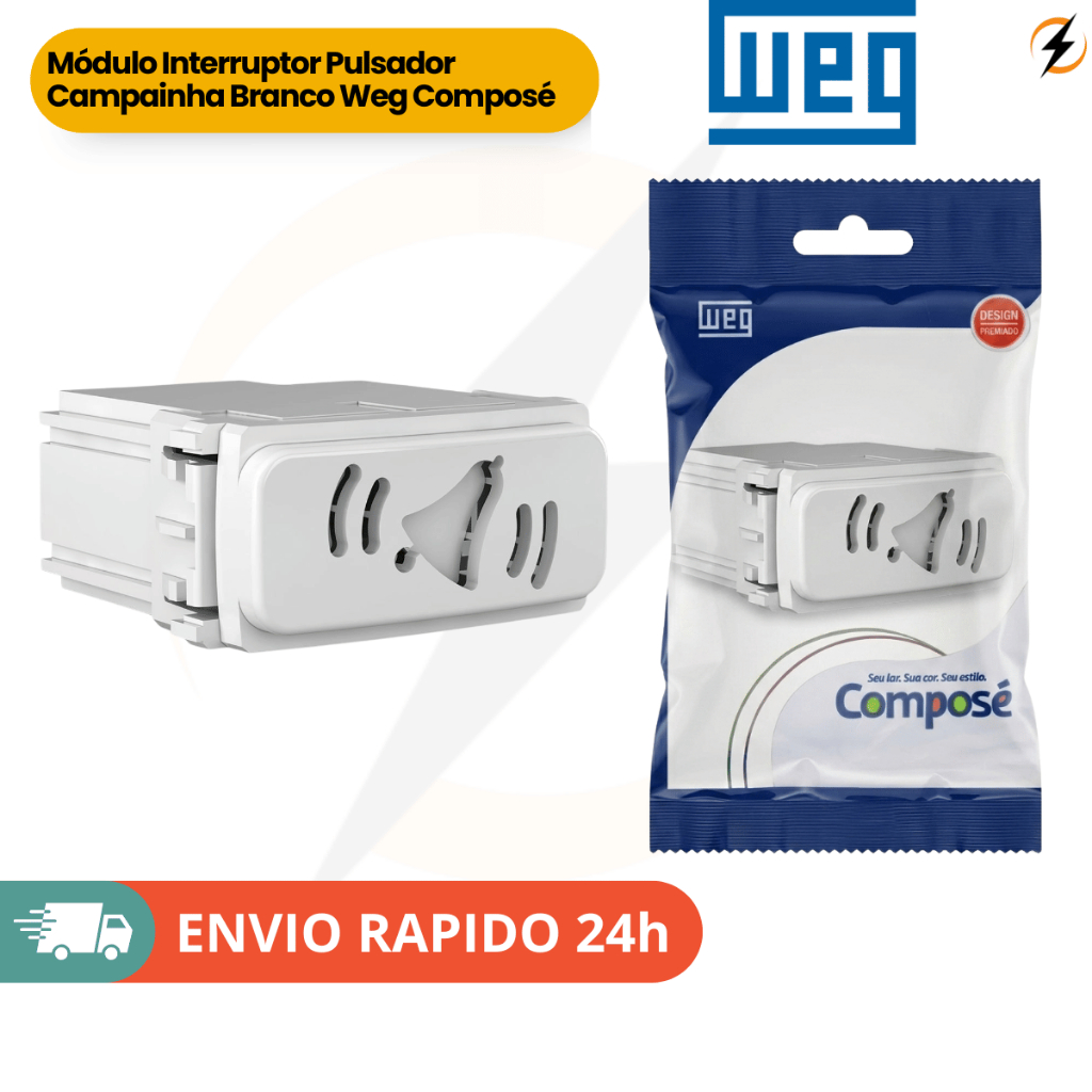 Módulo Para Campainha Cigarra Branco Weg Composé
