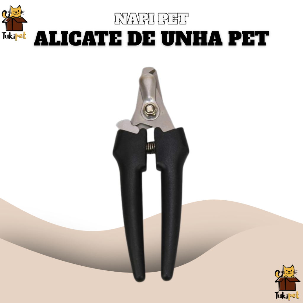 Alicate Tesoura Cortador de Unha em Aço Inoxidável Aparador Seguro para Cães Pequenos e Médios, Gatos