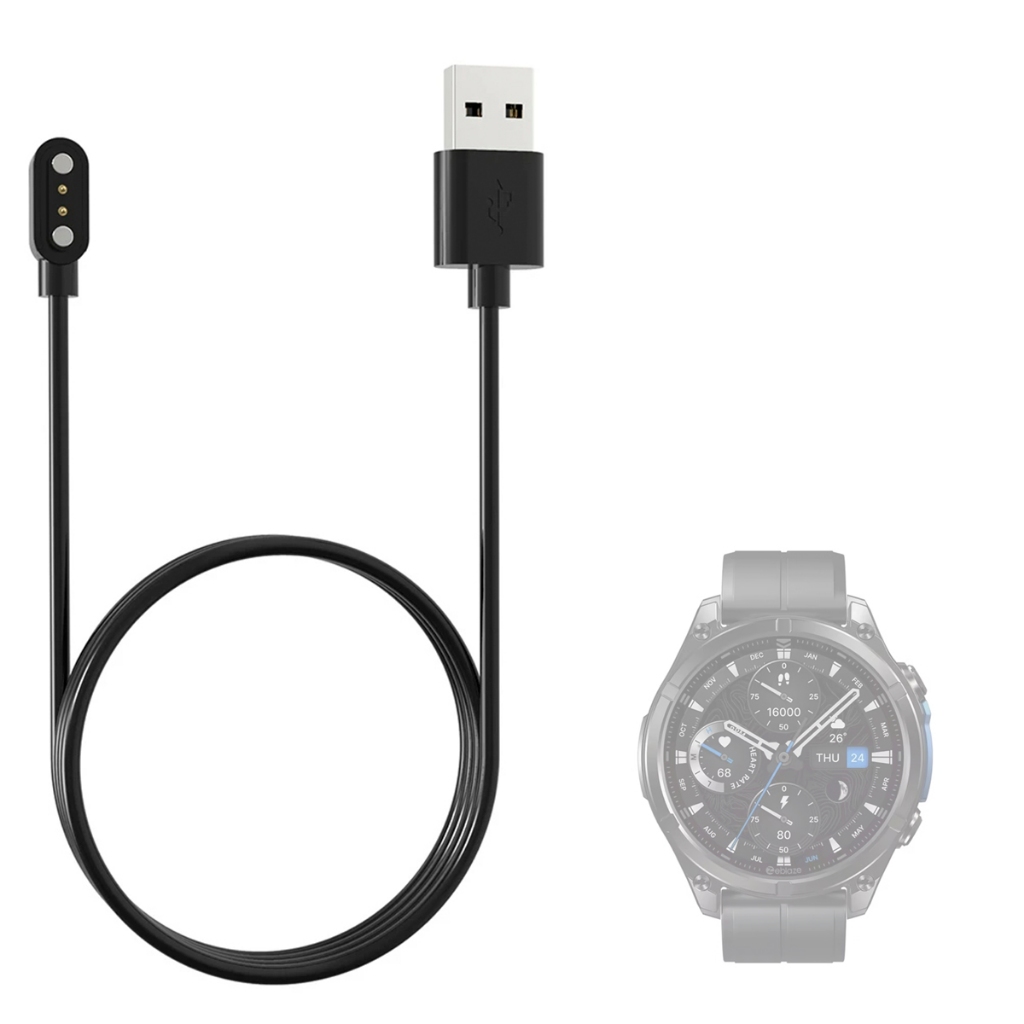 Carregador Usb Compatível Com Smartwatch Zeblaze Vibe 8 magnetico