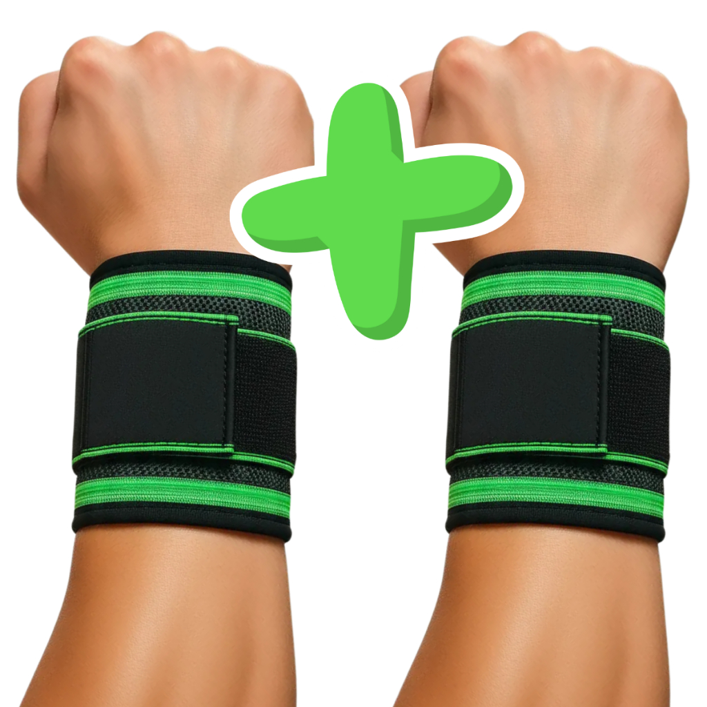 Kit 2 Protetores Pulso Punho Munhequeira Treino Academia Crossfit