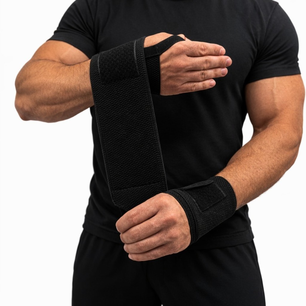 Munhequeira Academia Profissional Musculação Crossfit Wrist Strap Suporte Punho Treino Pesado Fitness