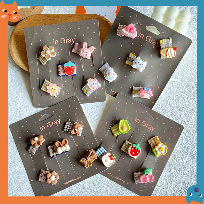 5Pcs/Pack Pet Bow Hair Clip Set Dog Head Jewelry Beauty Decorações Malmus Yorkshire Cat Princess Puppy Clips