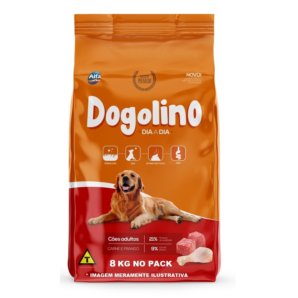 Ração Cães Adultos Especial Premium Pack 8kg Alfa Pet Foods