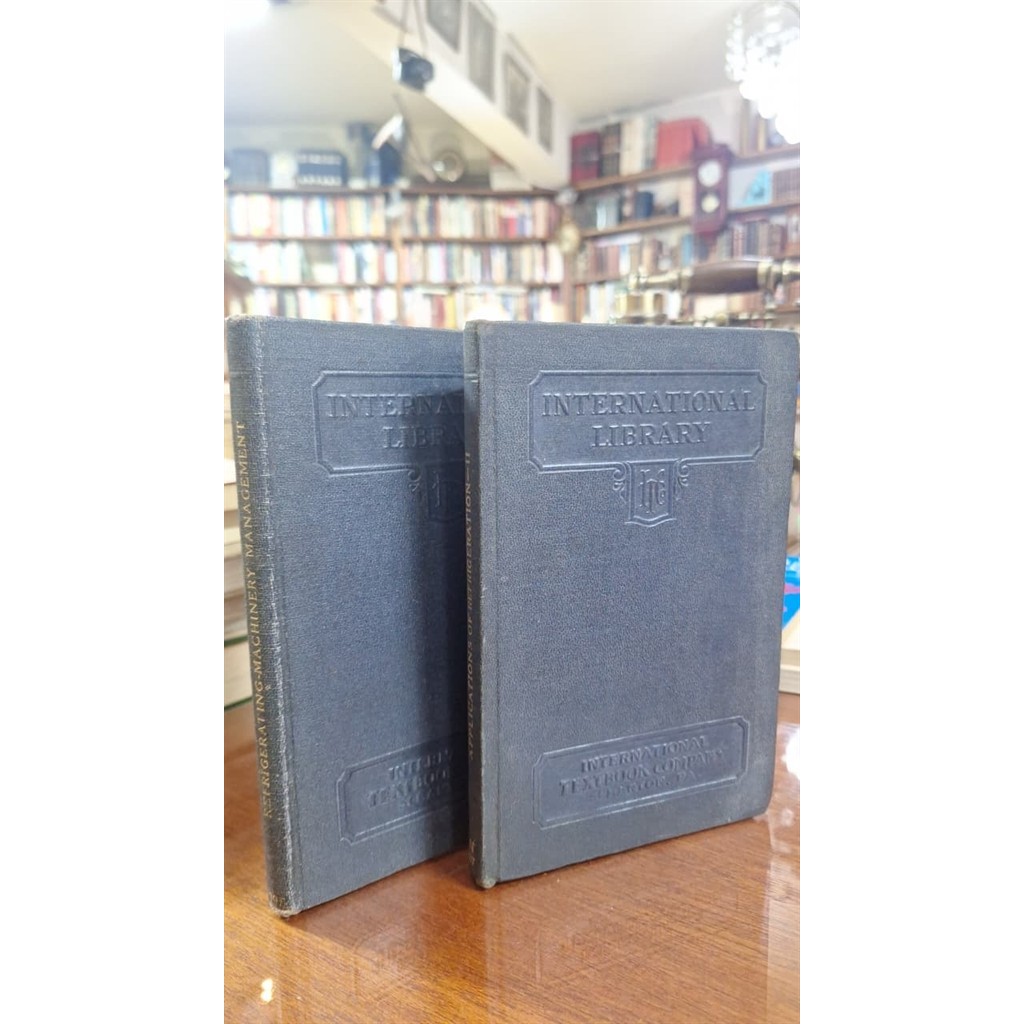 Refrigerating Machinery Management / Applications of Refrigeration - 2 volumes autor C. T. Baker e I. C. S. Staff