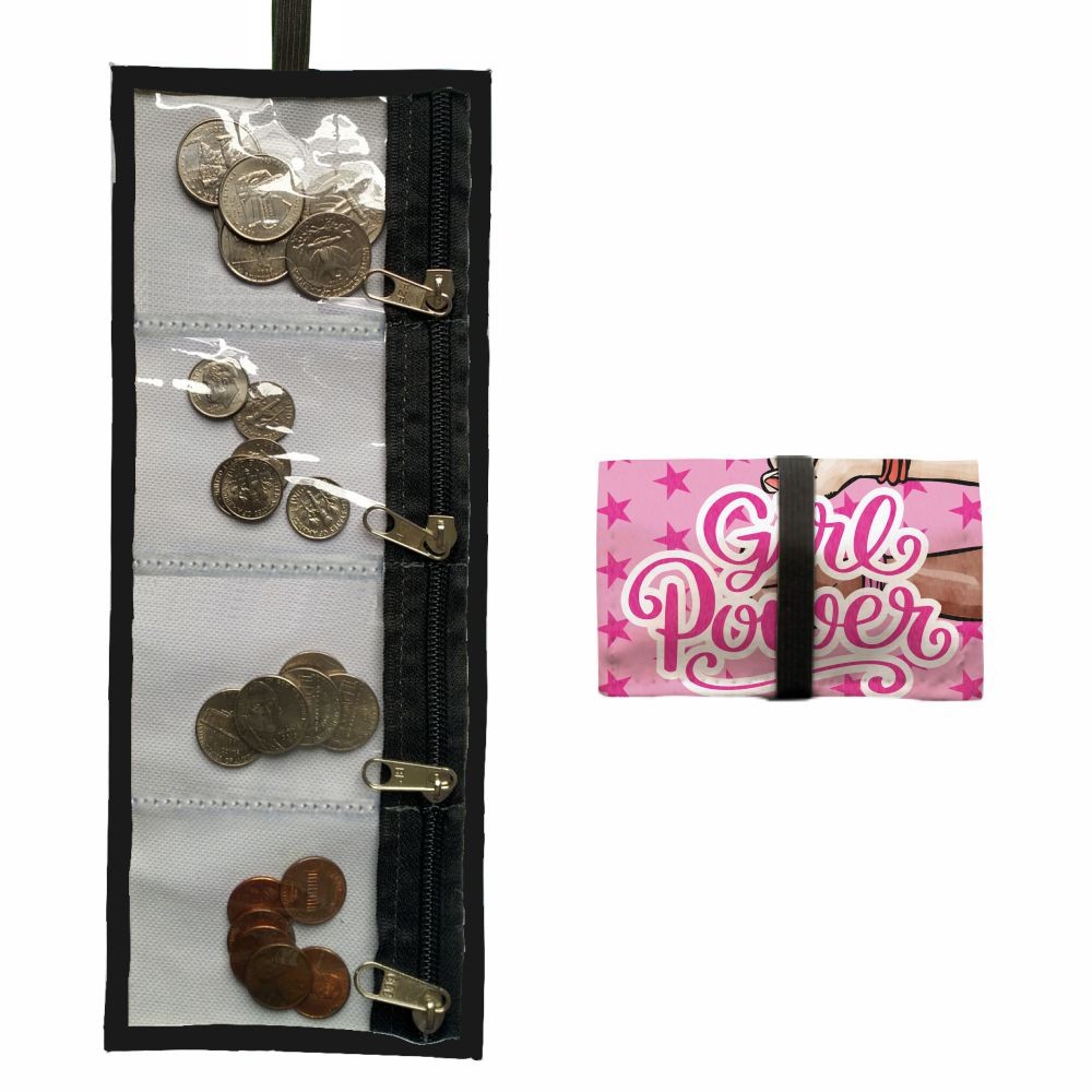 Porta Moedas com Divisórias - Girl Power