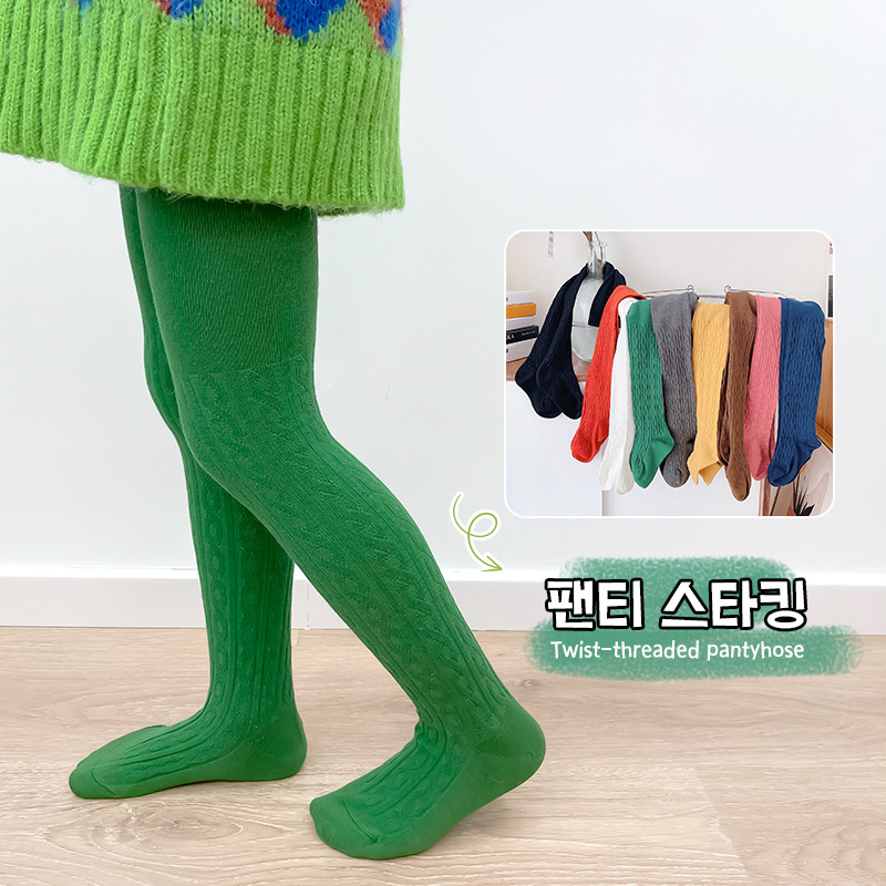 Meninas puro algodão meia-calça crianças meias primavera outono fino algodão Leggings bebê menina verde macacão meia-cal