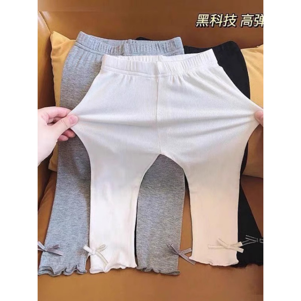 Meninas leggings verão crianças leggings Ultra-fino algodão primavera verão estilo bebê menina tornozelo comprimento cal