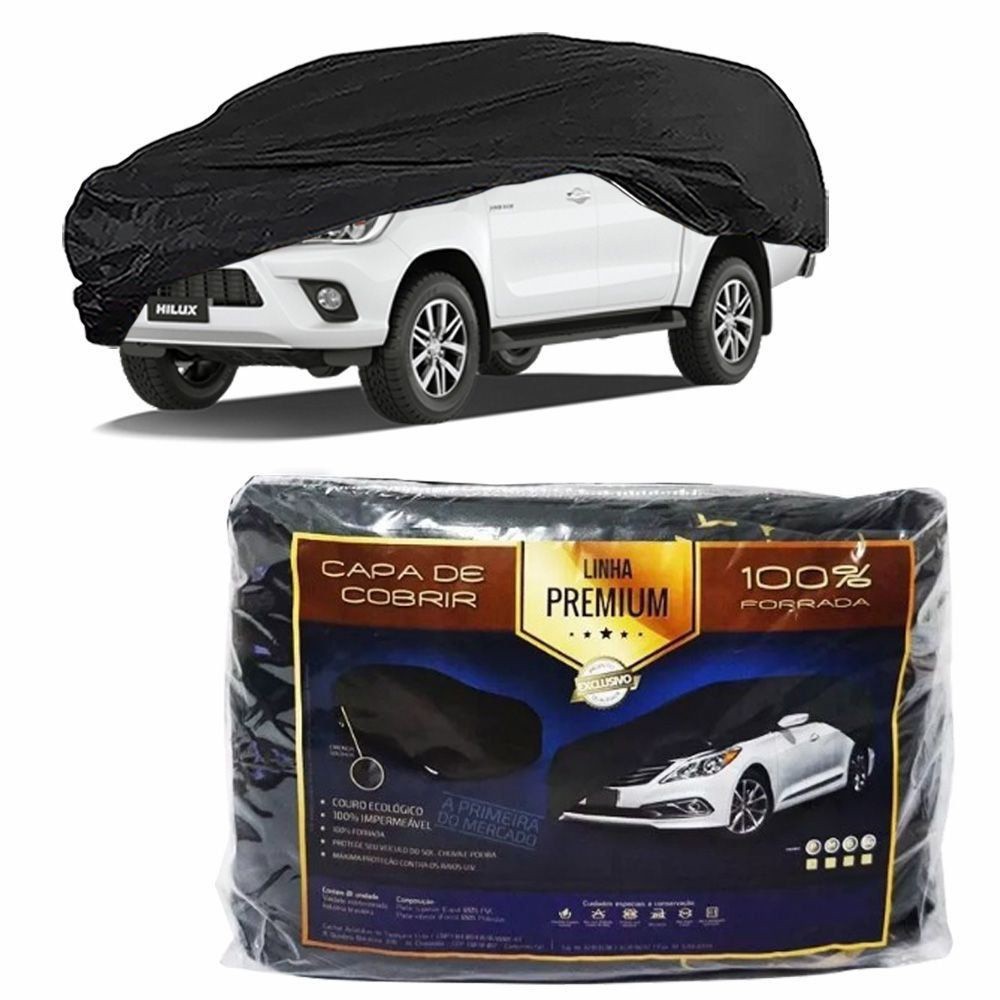 Capa Couro cobrir Toyota Hilux Impermeável Forrada (XGG313)