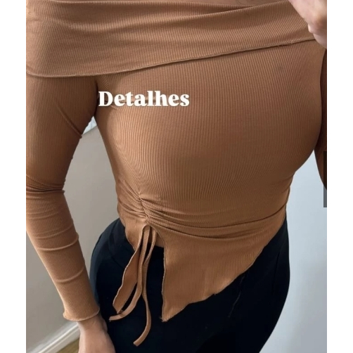 Blusa Tomara que caia manga longa VERAO