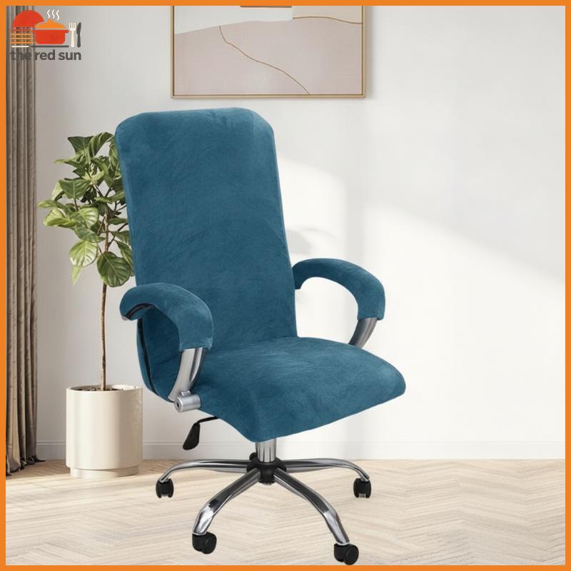TSBR Capa De Cadeira De Veludo Para Jogadores , Antiderrapante , Extensível , Protetor Mesa De Escritório , Removível ,
