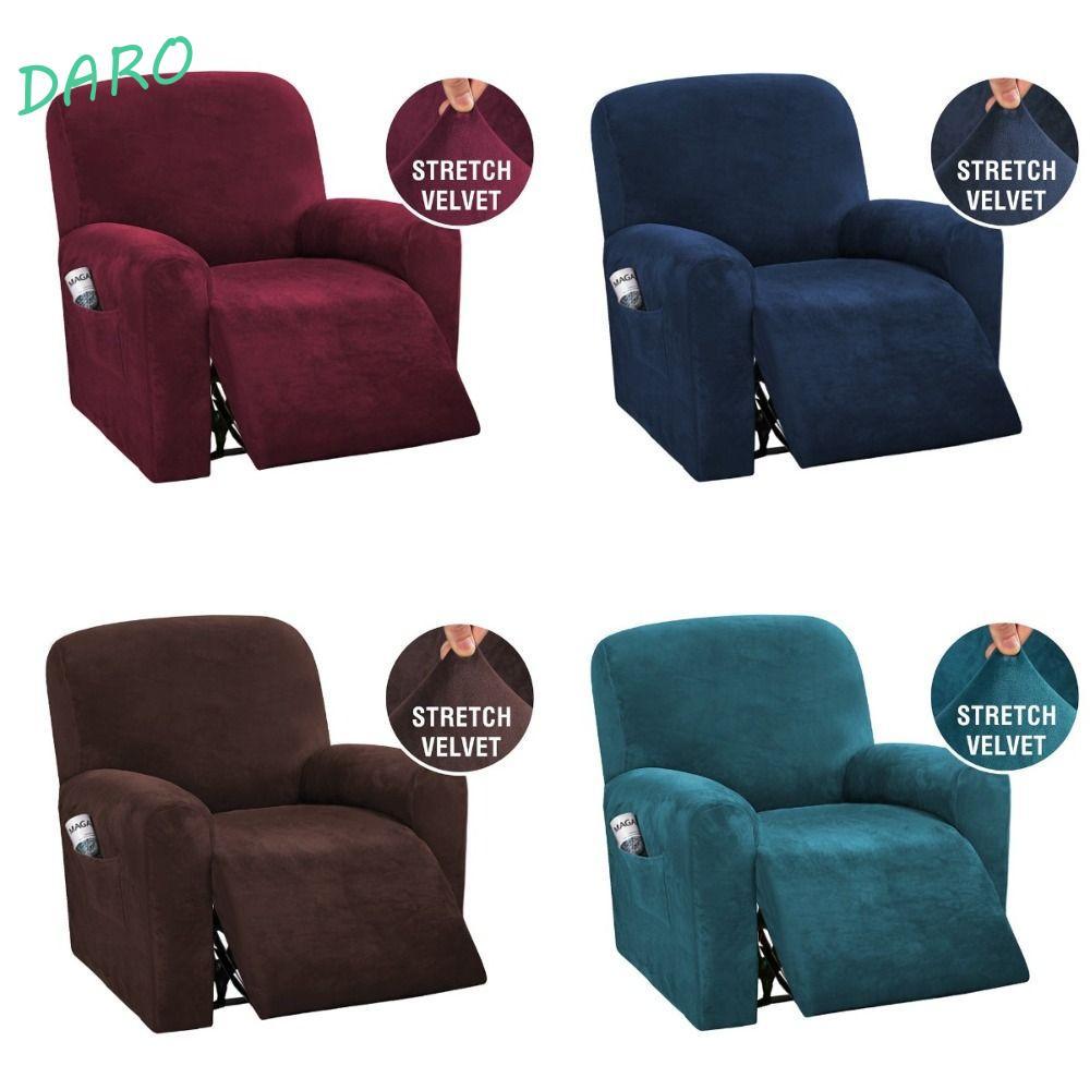 Capas Para Cadeiras Reclináveis Dara , Elásticas De Veludo Sofá , Protetor De 1 Lugar Antiderrapante