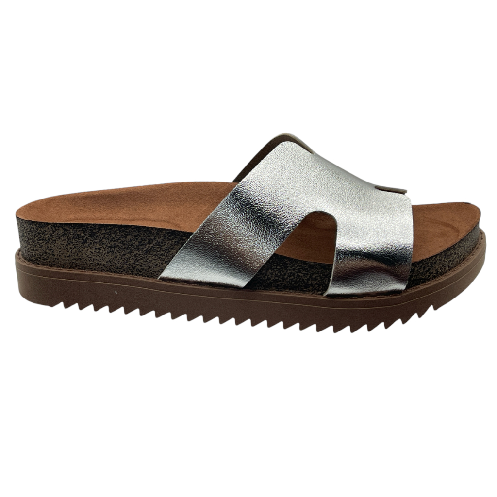 Tamanco Slide Rasteirinha Flatform Conforto Moleca 5500.100