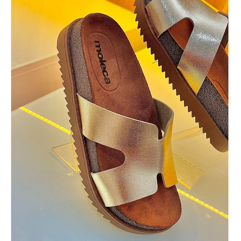 Sandália Tamanco Feminina Moleca Slide Flatform Moda Verão Conforto ORIGINAL - 5500.100