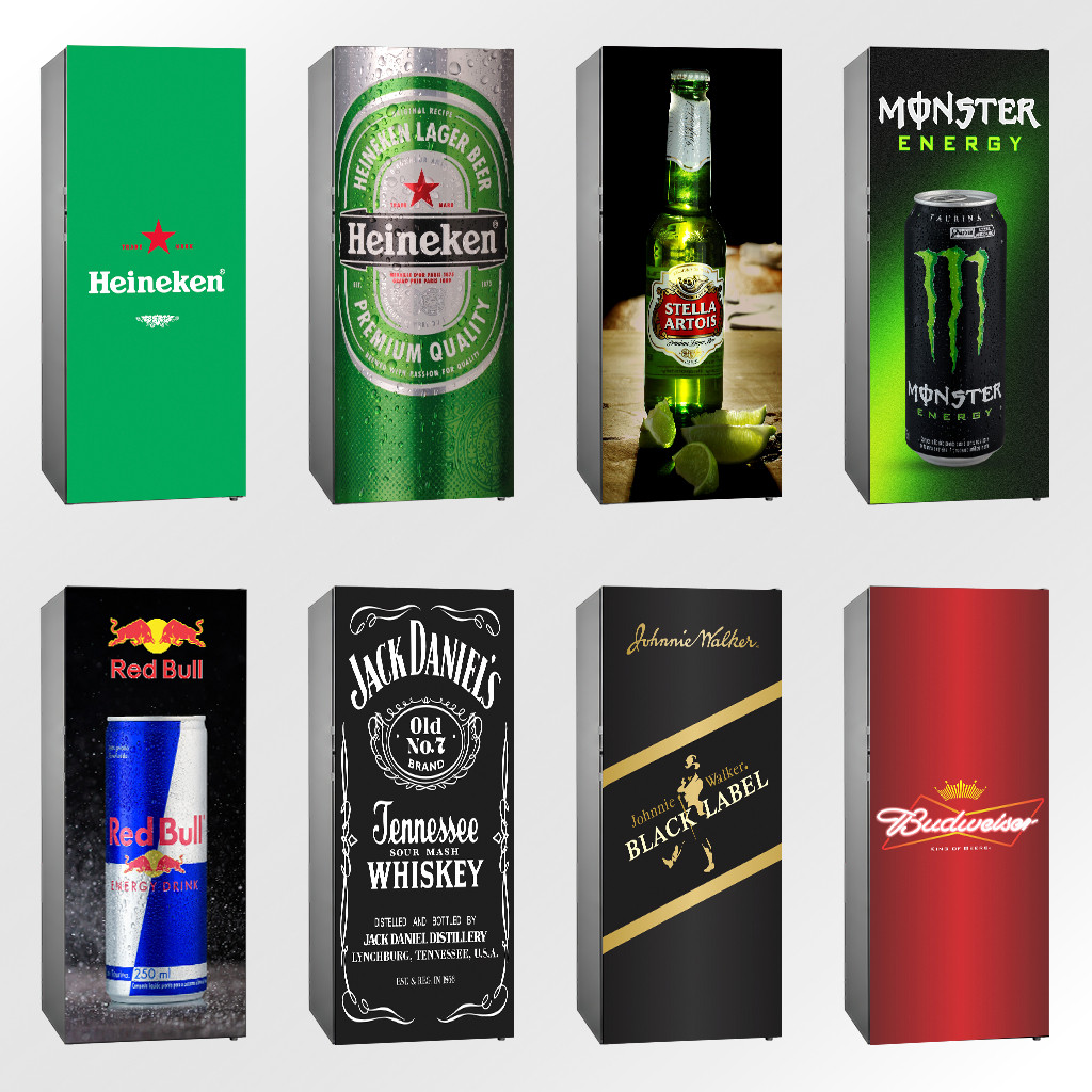 Adesivo Para Porta de Geladeira Temas Diversos Exclusivo Adesivo Auto Colante Envelopamento Premium
