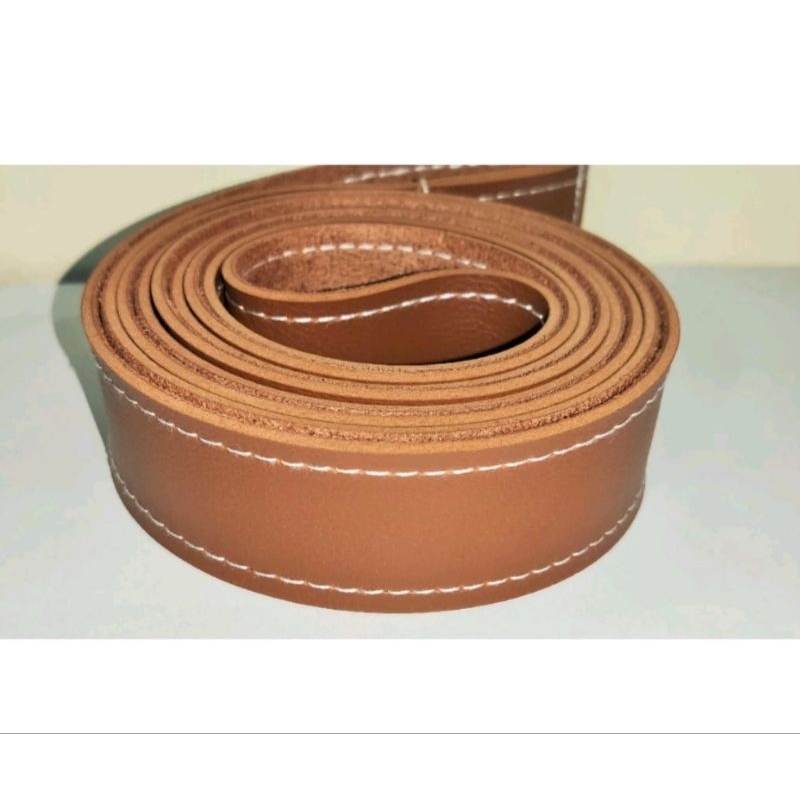 Alça de Couro Sintético Com Costura de 40cm tira  para espelho prateleira  e mesa decoração