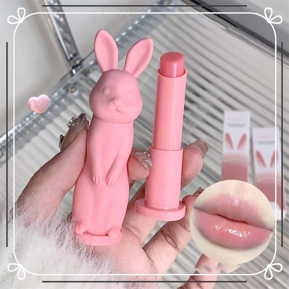 Bálsamo Labial Rosa Preta , Brilho Anti-Rachado Com Mudança De Cor Colorida Gelatinosa , Esmalte De Coelho