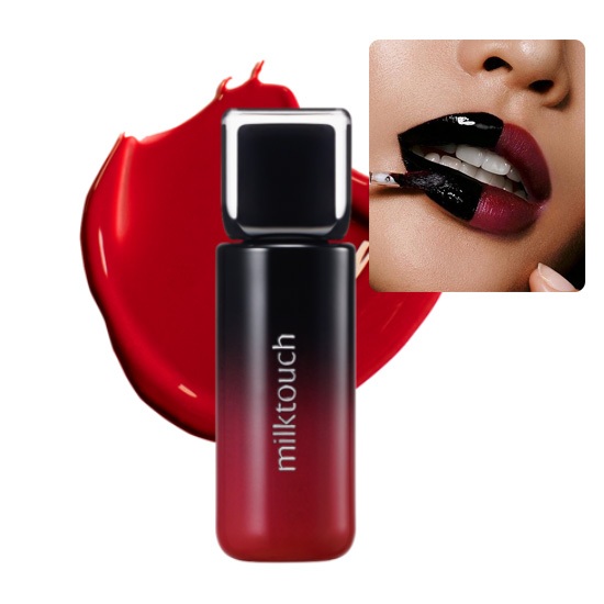 [Milk Touch] Tinta De Tatuagem Labial Removível Preta K-beauty
