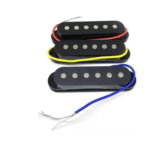 Trio De Captadores Single Coil Strato Andaluz Preto Captador - Somos Loja