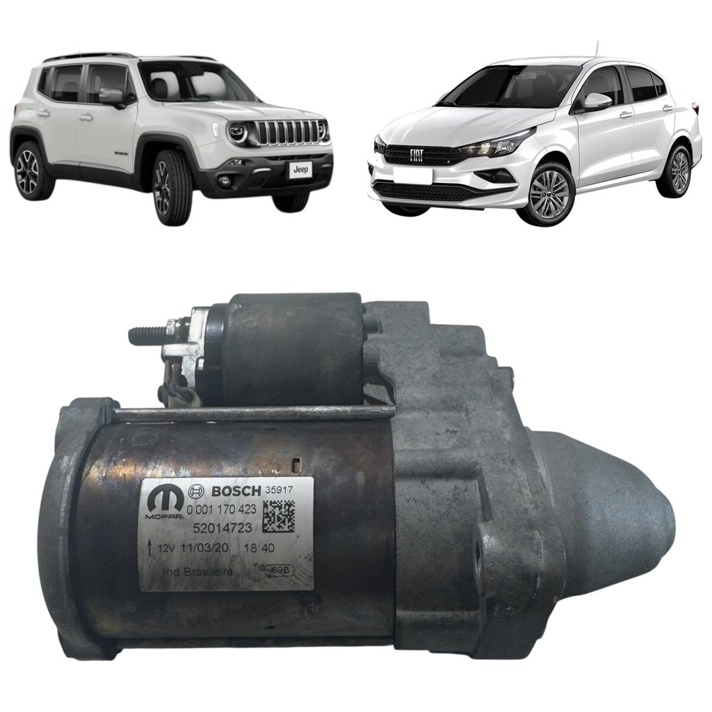 Motor Partida Origina Argo Cronos Renegade Toro 1.8 52014723