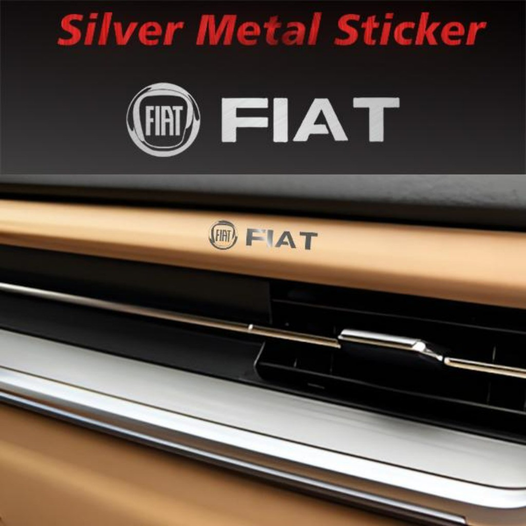 Kit 10 Peças 3D Adesivo Logotipo Emblema de Metal Personalização For Fiat Uno Palio Strada Toro Argo Cronos