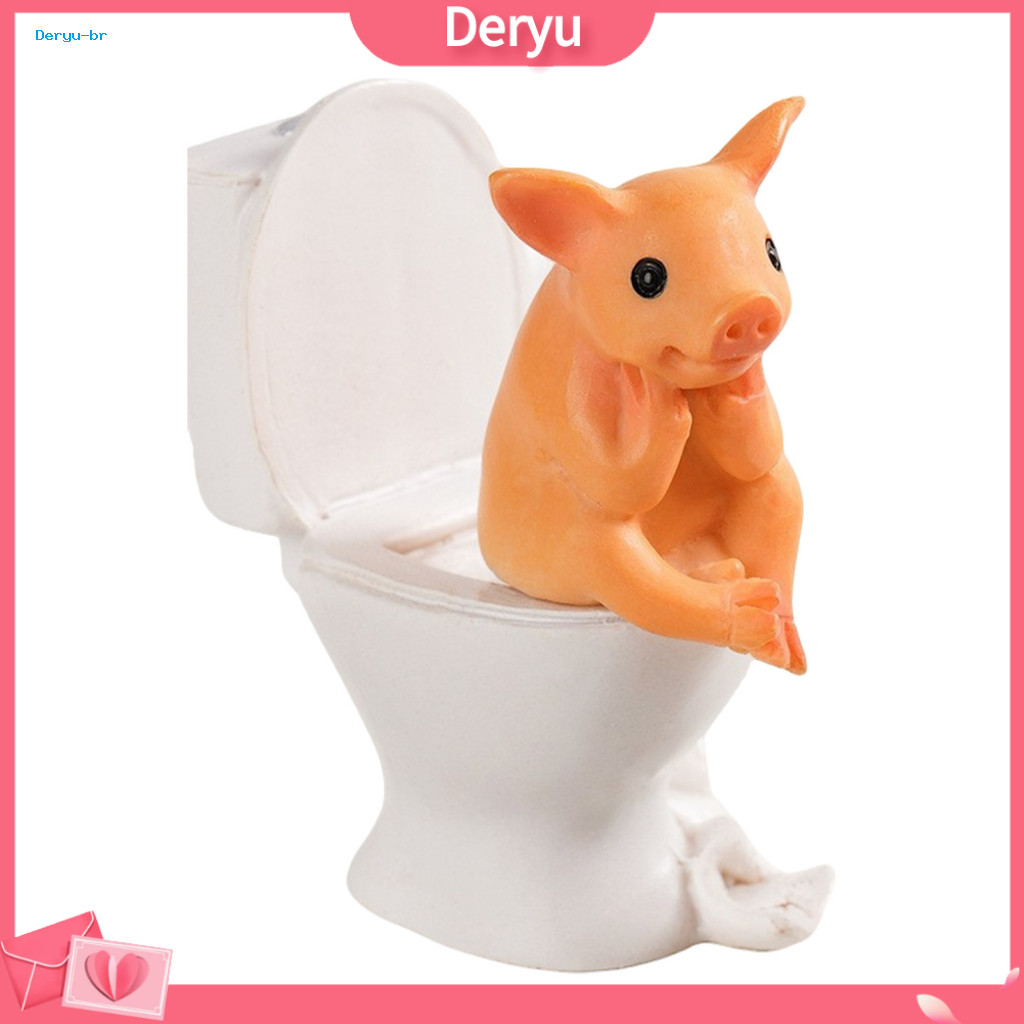 Small Succulents Potted Accessories Miniature Piglet Figurines 3d Printed Cute Pig Figurine Resin Ornament for Office De