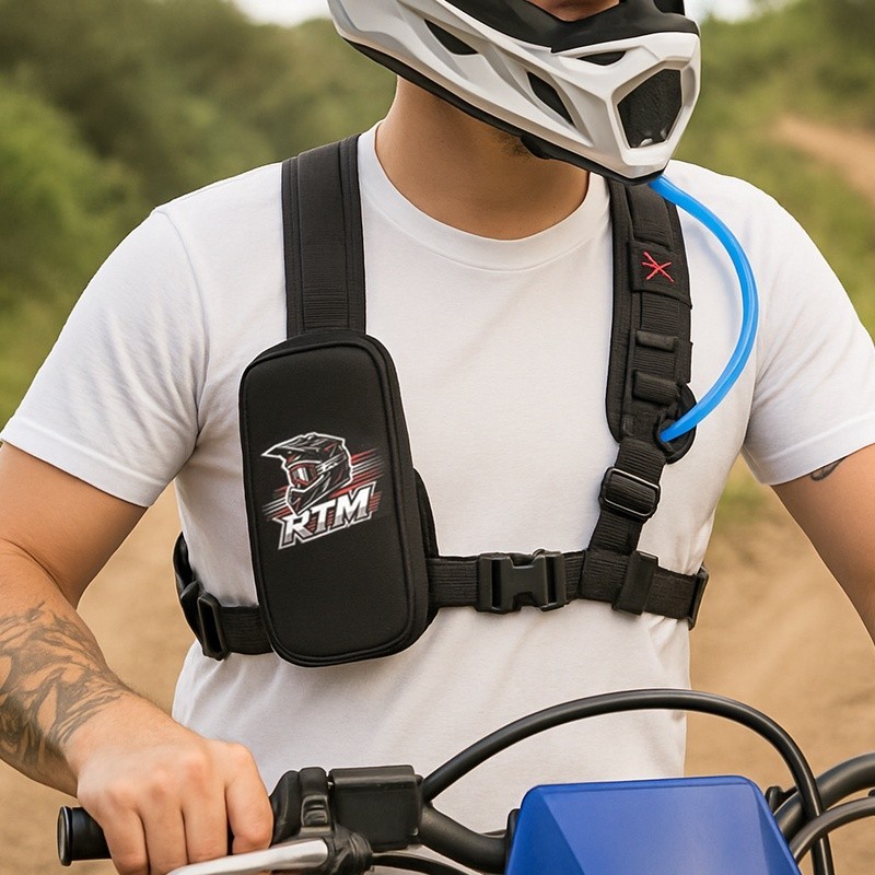 Bolsa De Peito Para Trilhas Estilo Motocross Moderna Prática e Leve Envio Já