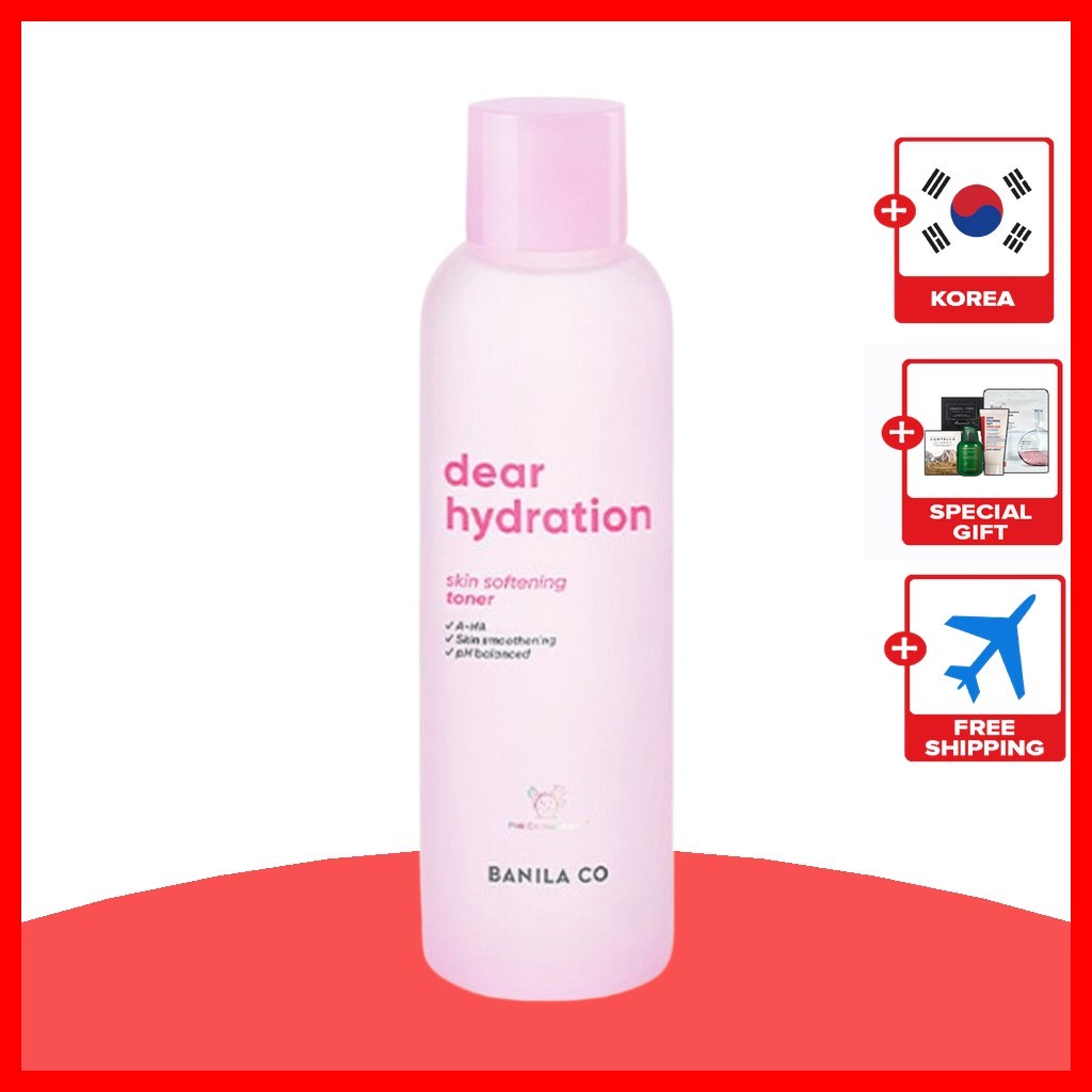 [banila co] Dear Hydration Toner Suavizante De Pele , 200ml , 1 Unidade/Coreano /